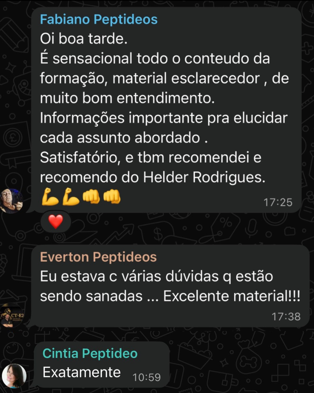 Formação em Peptídeos 24 3 1